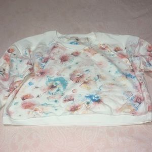 Short sleeve sweatshirt